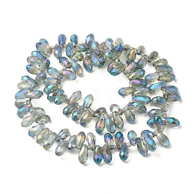 Electroplate Glass Beads Strands EGLA-B006-01A-FR06-1