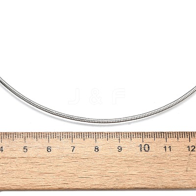 Non-Tarnish Casual Style 304 Stainless Steel Choker Necklaces STAS-O037-02P-1