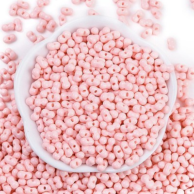 Baking Paint Glass Seed Beads SEED-K010-A25-1