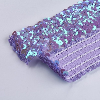 Plastic Paillette Elastic Beads PVC-WH001-A03-45mm-1