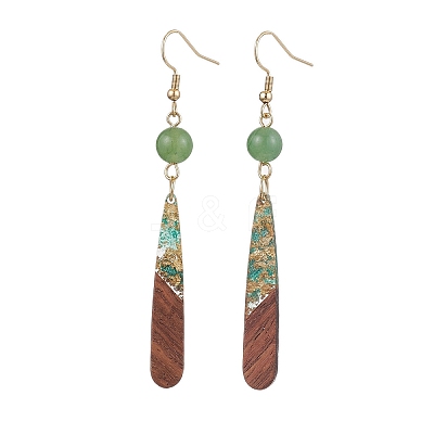 304 Stainless Steel Dangel Earrings EJEW-JE06029-S-1