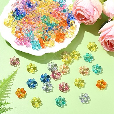 150Pcs Transparent Acrylic Bead Frame TACR-YW0003-21-1