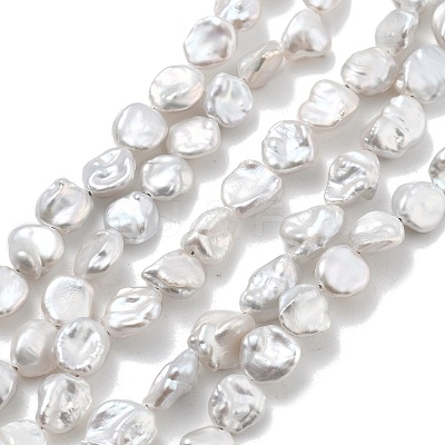 Natural Baroque Keshi Pearl Beads Strands PEAR-P064-06C-03A-1