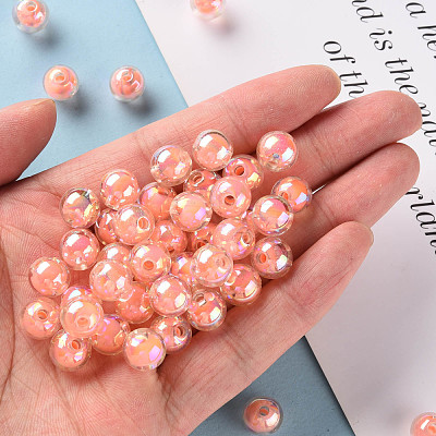 Transparent Acrylic Beads X-TACR-S152-15B-SS2109-1