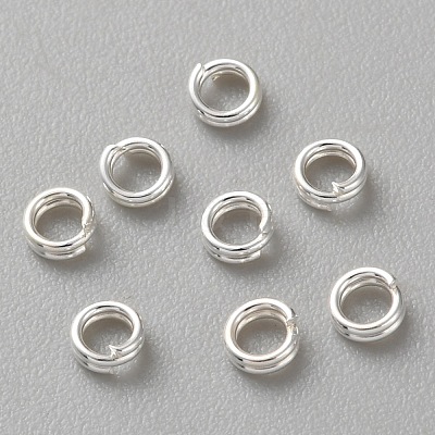 925 Sterling Silver Split Rings STER-WH0009-21B-1