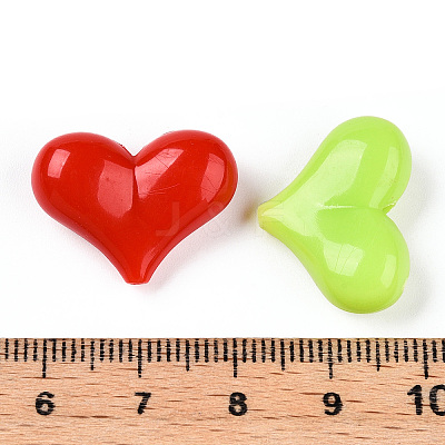 Opaque Acrylic Beads SACR-N018-11-1