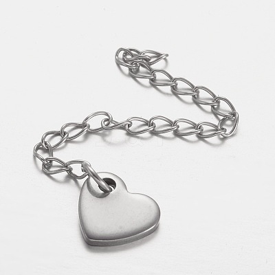 Tarnish Resistant 304 Stainless Steel Chain Extender FIND-JF00071-02-1
