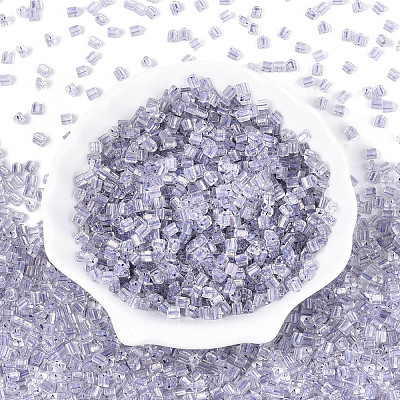 Transparent Inside Colours Glass Seed Beads SEED-T007-13H-1