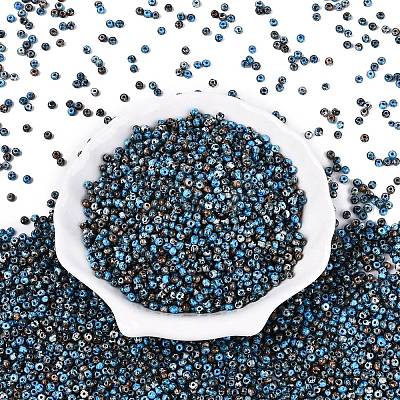 Picasso Glass Seed Beads GL-N001-01B-02-1