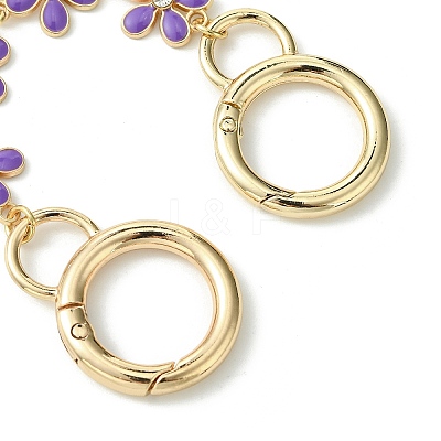 Zinc Alloy Spring Gate Rings Bag Extension Chains X1-AJEW-BA00142-05-1