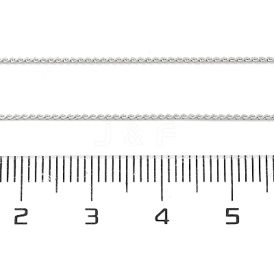 Non-Tarnish 304 Stainless Steel Serpentine Chain Necklace for Men Women NJEW-G076-01B-P-1