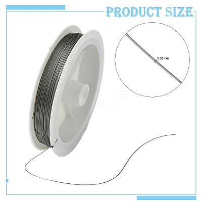 1 Roll Beading Wirer X-TWIR-70R0.35MM-1-1