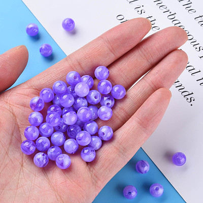 Acrylic Beads MACR-S375-001B-04-1