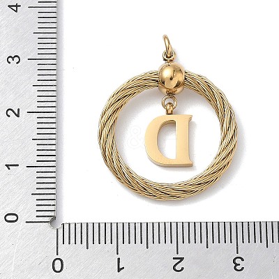 304 Stainless Steel Pendants STAS-D154-01D-G-1