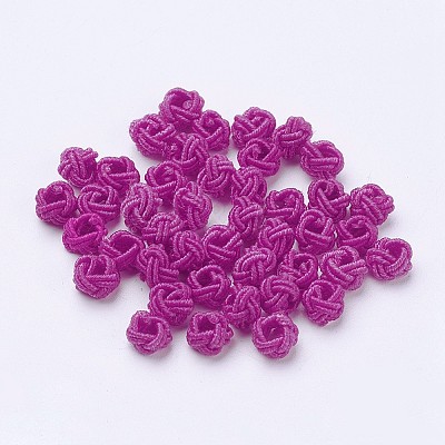 Nylon Cord Woven Beads NWIR-F005-14I-1