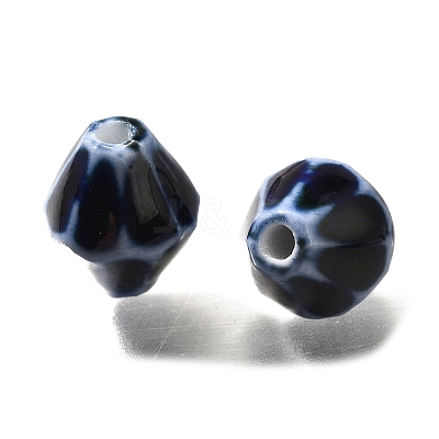 Vintage Style Glazed Ceramic Porcelain Beads PORC-H013-01-14-1