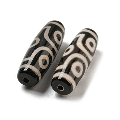 Tibetan Style dZi Beads Strands G-P526-B11-1