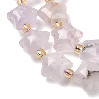 Natural Amethyst Beads Strands G-Z080-A29-10mm-1