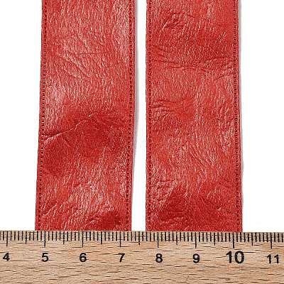 Imitation Leather Polyester Ribbon DIY-R050-02C-1