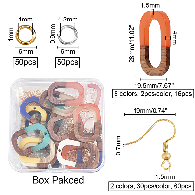 DIY Dangle Earring Making Kits DIY-OC0005-05-1