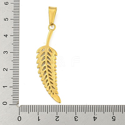 Ion Plating(IP) 304 Stainless Steel Pendants STAS-R231-03G-1