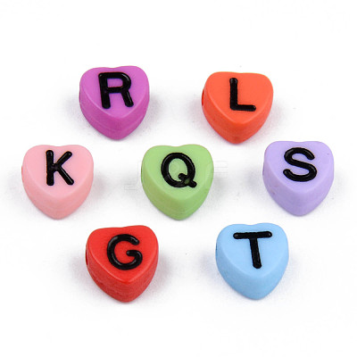 Opaque Acrylic Enamel Beads MACR-S273-37-1