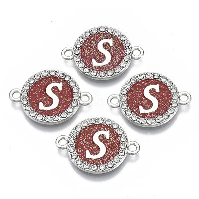 Alloy Enamel Links Connectors ENAM-TAC0003-01S-05S-1