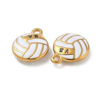 Ion Plating(IP) 304 Stainless Steel Pendants STAS-R008-09G-02-1