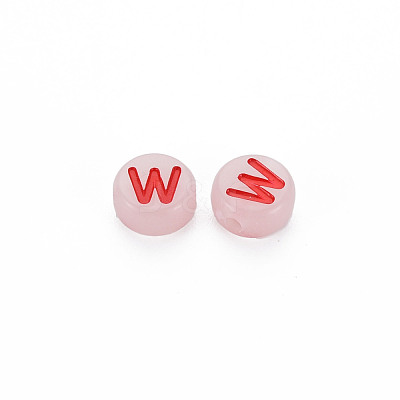 Acrylic Beads MACR-N008-58W-1