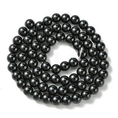 Eco-Friendly Dyed Glass Pearl Round Beads Strands X-HY-A002-6mm-RB080-1
