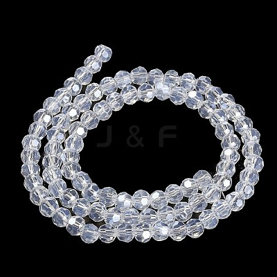 Electroplate Glass Beads Strands EGLA-A035-J4mm-A06-1