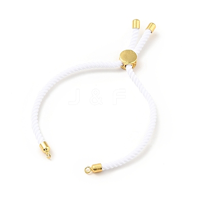 Half Finished Twisted Milan Rope Slider Bracelets FIND-G032-01G-20-1