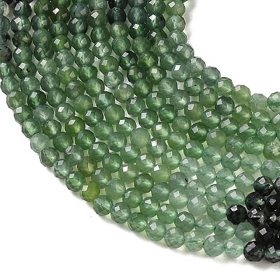 Gradient Color Natural Jade Beads Strands G-Z150-A02-3mm-B-1