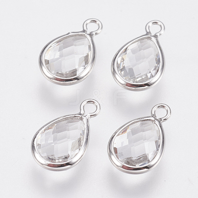 Glass Charms X-KK-Q752-001P-1