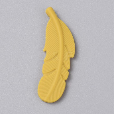 Food Grade Eco-Friendly Silicone Focal Pendants SIL-TAC0015-08B-1