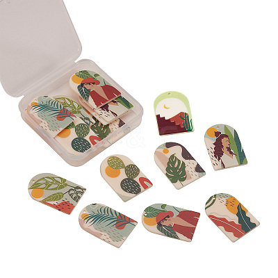 Acrylic Pendants KY-CJ0001-23-1