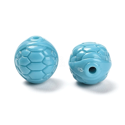 Opaque Acrylic Beads X-OACR-G037-01C-1