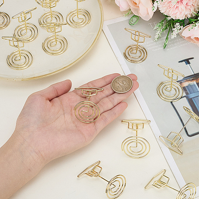 16Pcs Iron Name Card Holder AJEW-SP0004-67-1