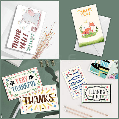 Thank You Theme Cards and Paper Envelopes DIY-SD0001-01A-1