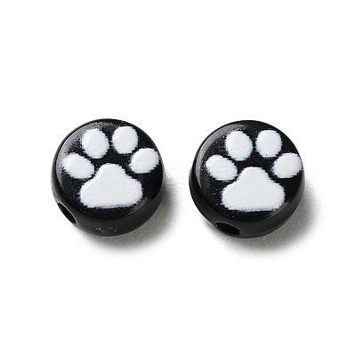 Opaque Acrylic Beads OACR-Z027-04B-01-1