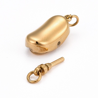 304 Stainless Steel Box Clasps STAS-P100-21G-1