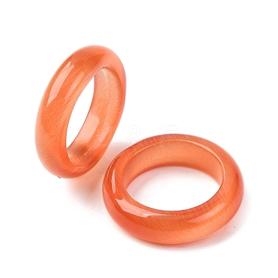 Cat Eye Finger Rings RJEW-G363-01A-11-1