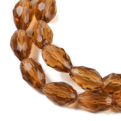 Transparent Glass Beads Strands EGLA-N013-T10mm-D16-1