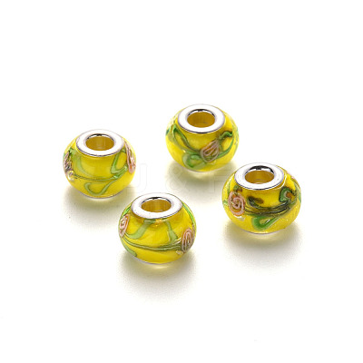 Handmade Lampwork European Beads LPDL-N001-065-F07-1