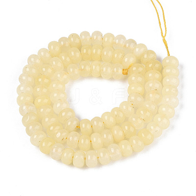 Dyed Natural White Jade Beads Strands G-T139-59A-15-1