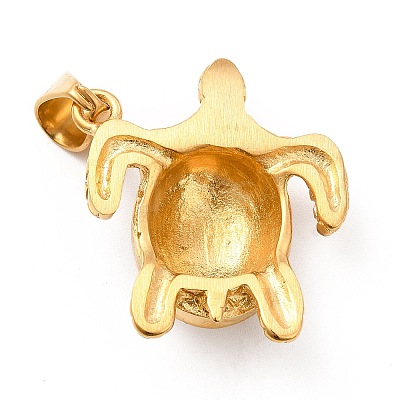 304 Stainless Steel Pendants STAS-K243-09G-1