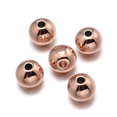 Brass Beads KK-F0317-10mm-01RG-NR-1