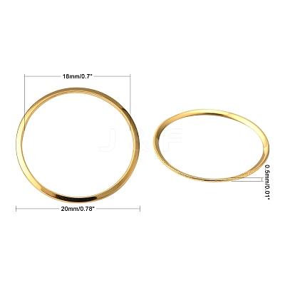 201 Stainless Steel Linking Rings STAS-F192-001G-01-1