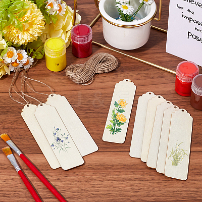 DIY Wood Bookmarks Making Kits WOOD-SP0001-21B-1