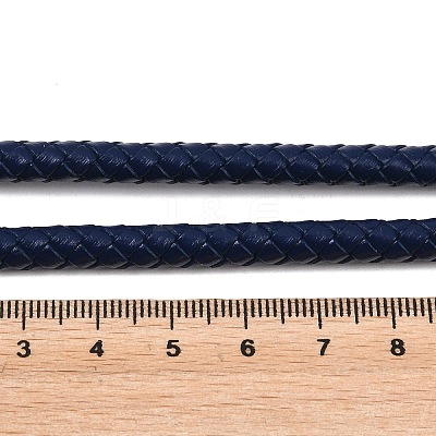 Braided Leather Cord with Core WL-F009-6mm-04-1